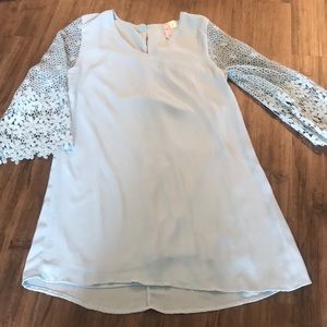 Light blue lace dress